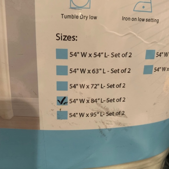 LUMINO Sheer curtains! New 54w x 84L - Picture 4 of 5